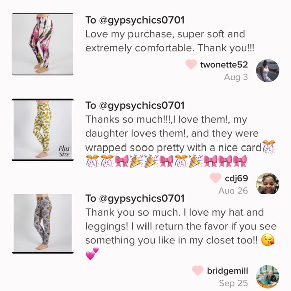 Comfortable and Soft Printed Leggings New One Size - Picture 3 of 3